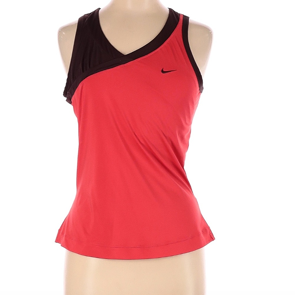 Nike Red Brown Tank Workout Top